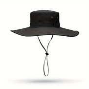 ( one size)( black)big sun hat man spring summer big sunscreen Bucket hat all-Purpose Outdoor hat