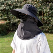 ( black+)Bucket hat man summer sun hat Outdoor draughty big sun hat