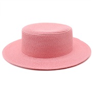(M56-58cm)( hide powder ) color straw hat woman summer samll Sandy beach hat sun hat