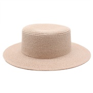 (M56-58cm)( light pink ) color straw hat woman summer samll Sandy beach hat sun hat