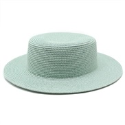(M56-58cm)( Peppermint Green ) color straw hat woman summer samll Sandy beach hat sun hat