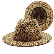 (M56-58cm)leopard woollen man woman big lovers hat woman