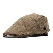( khaki)cotton man lady fashion draughty cap  Stripe