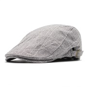 (M56-58cm)( gray)cotton man lady fashion draughty cap  Stripe