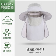 ( one size)(GL  Light gray)Bucket hat man sun hat summer Outdoor sunscreen draughty sun hat woman