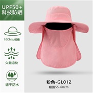 ( one size)(GL  Pink)Bucket hat man sun hat summer Outdoor sunscreen draughty sun hat woman