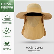 ( one size)(GL  Khaki)Bucket hat man sun hat summer Outdoor sunscreen draughty sun hat woman