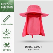 ( one size)(GL   red )Bucket hat man sun hat summer Outdoor sunscreen draughty sun hat woman