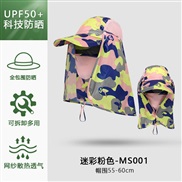 ( Pink)sun hat ultraviolet-proof hat summer man woman two sun hat sunscreen removable draughty hat
