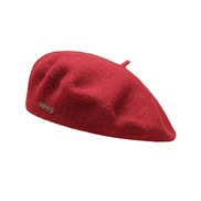( one size)( Red wine)Autumn and Winter new color Optional wool fashion leisure warm thick pure color all-Purpose hat
