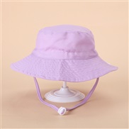 (M54)(purple)spring summer occidental style sun hat man woman draughty Sandy beach child sunscreen Bucket hat