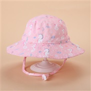 (S50)( pink)spring summer occidental style sun hat man woman draughty Sandy beach child sunscreen Bucket hat