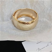 (  Gold)occidental style geometry Metal bangle fashion exaggerating high all-Purpose