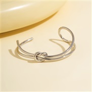 ( 1  White K 2382)occidental style Double layer hollow opening bangle woman fashion wind