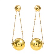 ( Gold)summer occidental style exaggerating earrings lady trendins wind earringearrings