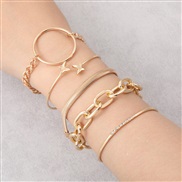 (sku9498)occidental style bangle  fashion rhinestone brief butterfly snake chain chain