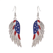 E new dayU wings Five-pointed star enamel Alloy earring woman