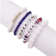 creative day AcrylicU Word beads bracelet fashion color