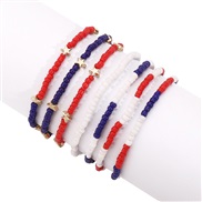 (7) day color beads beads bracelet occidental styleIndeendenceDays ethnic style