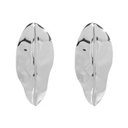 ( White K)occidental style fashion trend personality temperament Earring  retro Leaf Alloy ear stud
