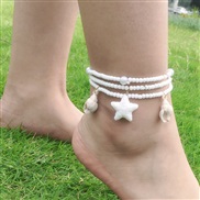 occidental style fashion Anklet Bohemia wind beads fashion Shells Anklet woman