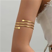 (SL7566)brief fashionO occidental style wind lady personality all-Purpose multilayer geometry circle twining