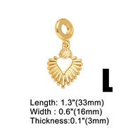 (L) love cross pendant bracelet woman gold platedbrf