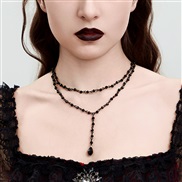 ( 2  black necklace 5...