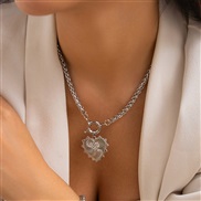 ( 1  White K necklace...