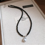 ( necklace  Silver  b...