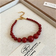 ( Bracelet  Gold  red...