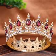 ( red) style crown he...