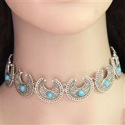 occidental style trend  Metal concise exaggerating Collar necklace