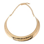occidental style fashion punk Metal Collar  exaggerating surface pattern short necklace  style
