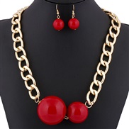 occidental style fashion big Pearl exaggerating necklace