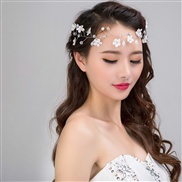 andmade lace bridal headdress flower head flower hair ornaments handmade pearl wedding hair band