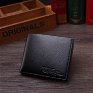 Business Imitation leather man short style coin bag leather