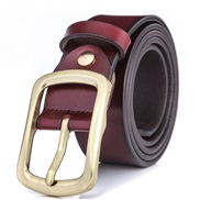 man belt real leather retro leisure belt pure Cowhide buckle belt man belt