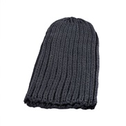 Autumn and Winter new style Korean style fashion man woman black knitting hedging same style woolen hat