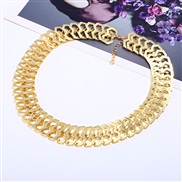 occidental style fashion exaggerating Metal chain temperament short style necklace clavicle chain  woman