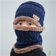 Autumn and Winter new style woolen hat set  Korean style Winter thicken warm knitting child