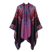 lady pattern thick dual shawl wind