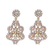 ( Color)UR occidental style earrings high-end diamond
