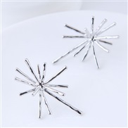 fine  Korean style fashion  Metal concise exaggerating temperament personality ear stud