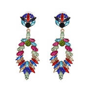 ( Color)UR owl earrings occidental style high-end personality earring