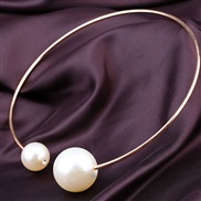 occidental style brief  Korean style Pearl Collar fashion all-Purpose clavicle necklace woman chain