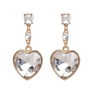 love earring Alloy glass diamond earrings