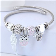 occidental style fashion  Metal all-Purpose  wings  owl  more elementsD concise personality personality bangle