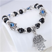 occidental style fashion  concise eyes crystal  all-Purpose Metal personality bracelet