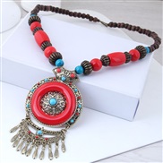 occidental style fashion  Metal all-Purpose Bohemia wind  turquoise ethnic style temperament necklace